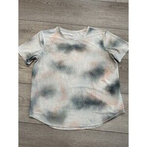 Lululemon T Shirt Womens Size 10 Running Training Tee Splatter Pattern Workout
